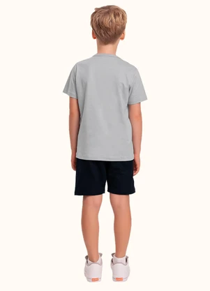 Fakini Kids - Cj.Camiseta/Bermuda Cinza - FAKINI KIDS