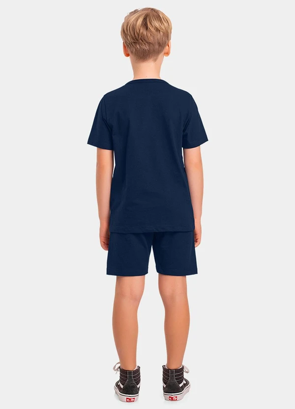 Fakini Kids - Cj.Camiseta/Bermuda Lilo & Stitch Azul 2