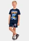 Fakini Kids - Cj.Camiseta/Bermuda Lilo & Stitch Azul - variação: Azul