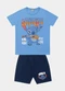 Fakini Kids - Cj.Camiseta/Bermuda Lilo & Stitch Azul - variação: Azul