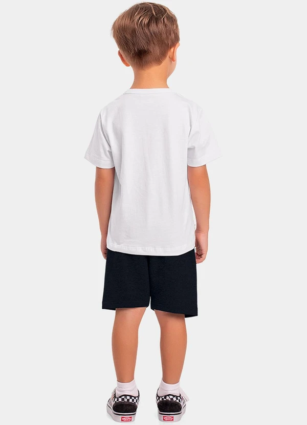 Fakini Kids - Cj.Camiseta/Bermuda Mickey Branco 2