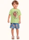 Fakini Kids - Cj.Camiseta/Bermuda Rei Leao Verde - variação: Verde