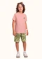 Fakini Kids - Cj.Camiseta/Bermuda Rosa - variação: Rosa