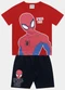 Fakini Kids - Cj.Camiseta/Bermuda Spider-Man Vermelho - variação: Vermelho