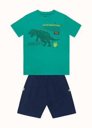 Fakini Kids - Cj.Camiseta/Bermuda Verde - FAKINI KIDS