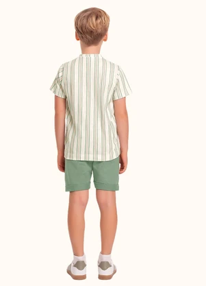 Fakini Kids - Cj.Camiseta/Bermuda Verde - FAKINI KIDS