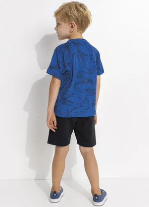 Fakini - Conjunto Infantil Dinossauro Azul - FAKINI