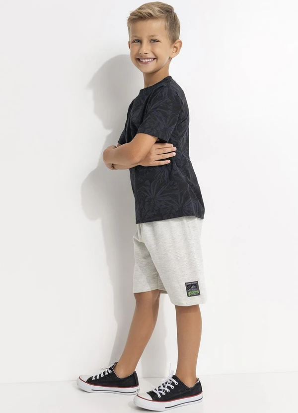 - Conjunto Infantil Estampado Cinza 3