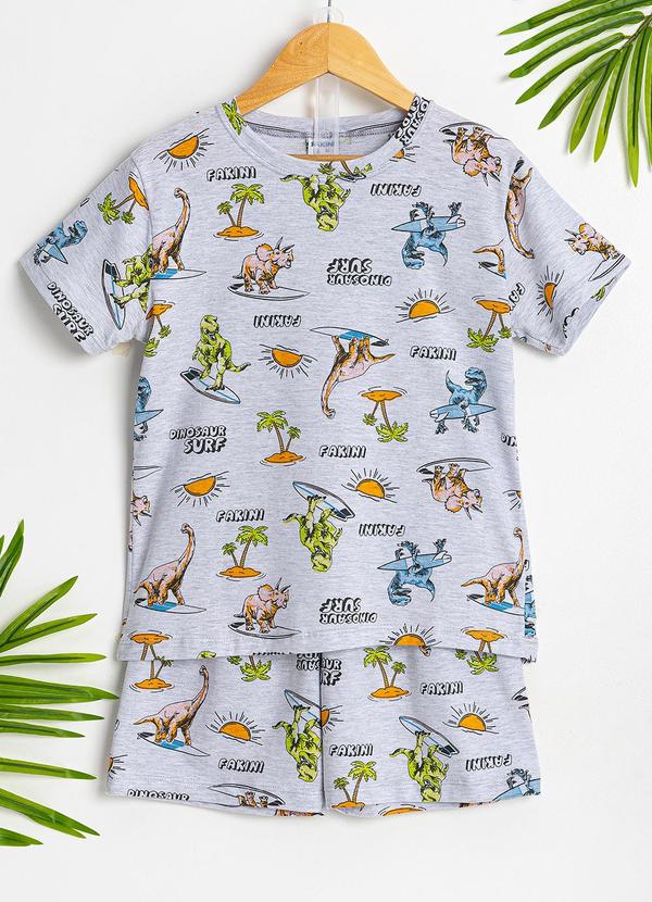 Fakini Kids - Cj.Pijama Camiseta/Bermuda Estampado