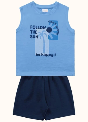 Fakini Kids - Cj.Regata/Bermuda Azul - FAKINI KIDS