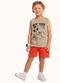 Fakini Kids - Cj.Regata/Bermuda Bege - variação: Bege