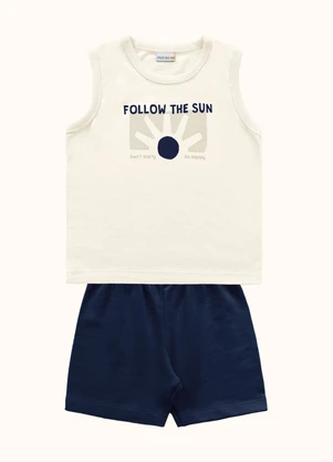 Fakini Kids - Cj.Regata/Bermuda Bege - FAKINI KIDS