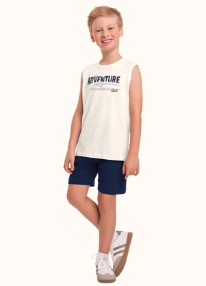 Fakini Kids - Cj.Regata/Bermuda Bege - FAKINI KIDS