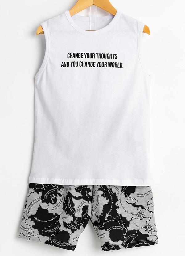 Fakini Kids - Cj.Regata/Bermuda Branco 1