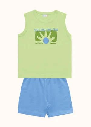 Fakini Kids - Cj.Regata/Bermuda Verde - FAKINI KIDS