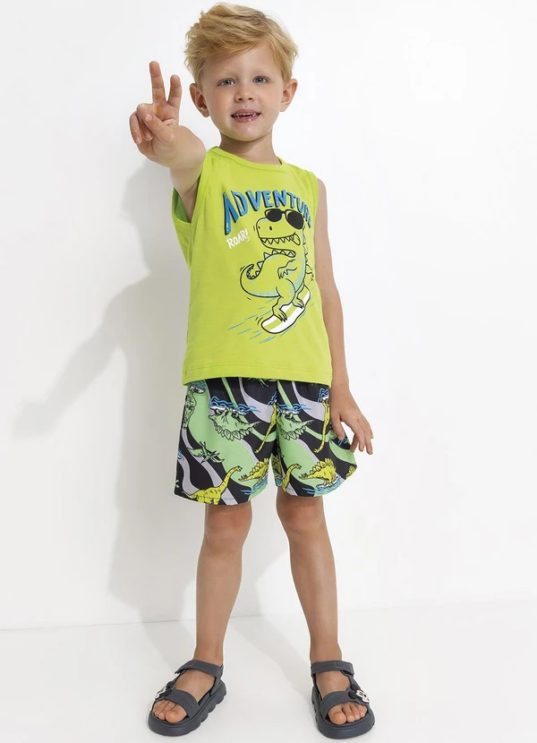 - Conjunto Infantil Adventure Verde 3