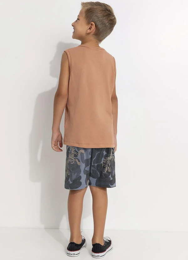 - Conjunto Infantil Dinossauro Marrom 2