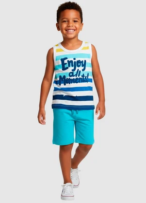 Turminha - Conj Inf Masc Enjoy Branco - TURMINHA