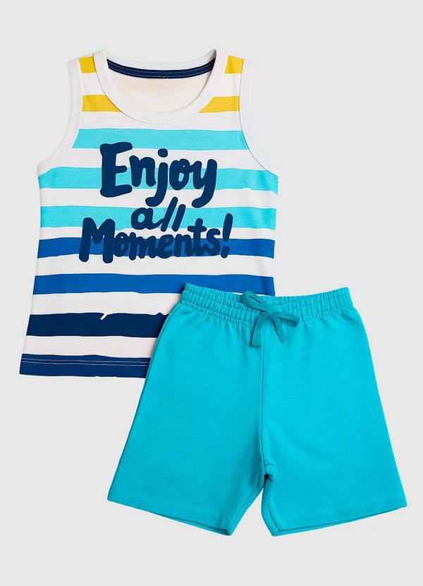 Turminha - Conj Inf Masc Enjoy Branco 2