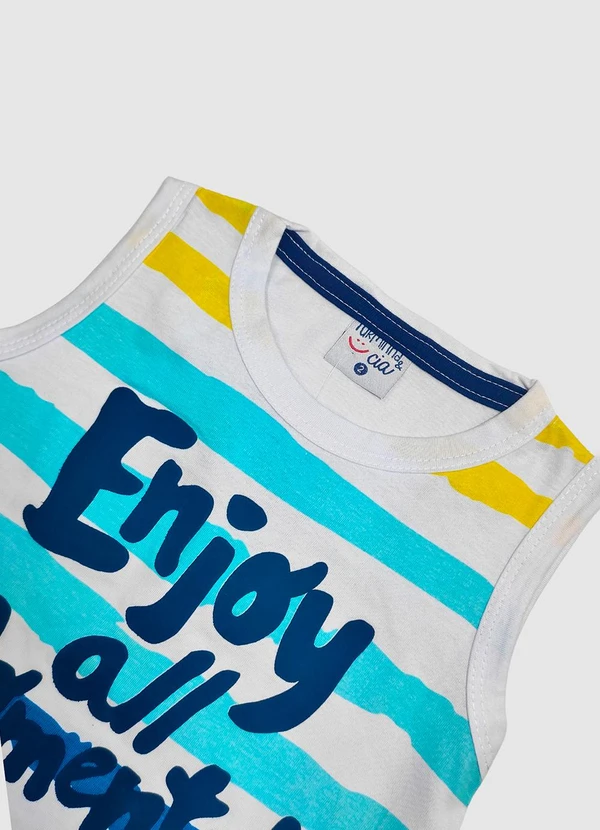 Turminha - Conj Inf Masc Enjoy Branco 3