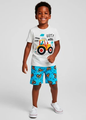 Turminha - Conj Inf Masc Let'S Work Branco - TURMINHA