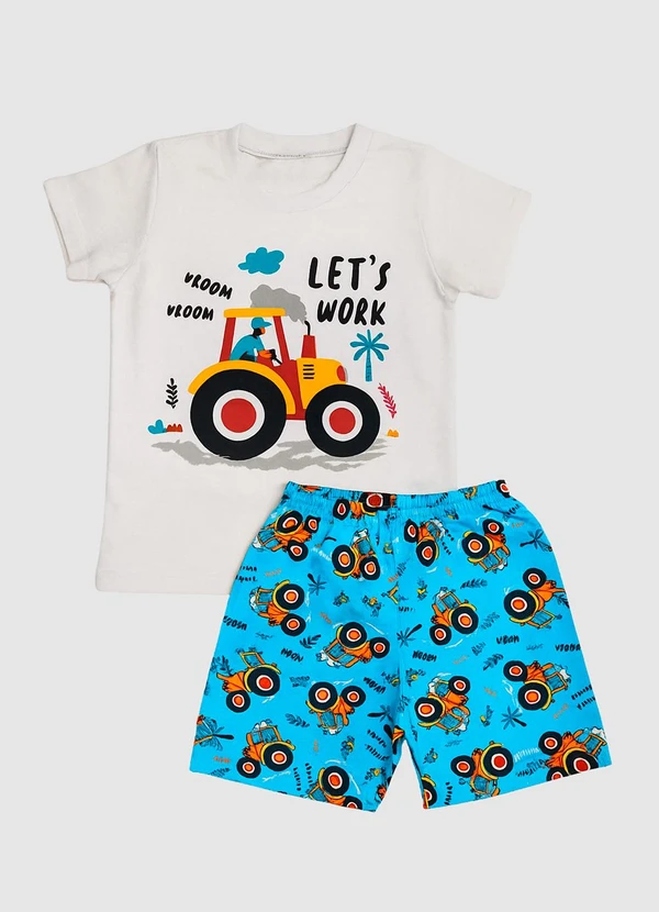 Turminha - Conj Inf Masc Let'S Work Branco 2