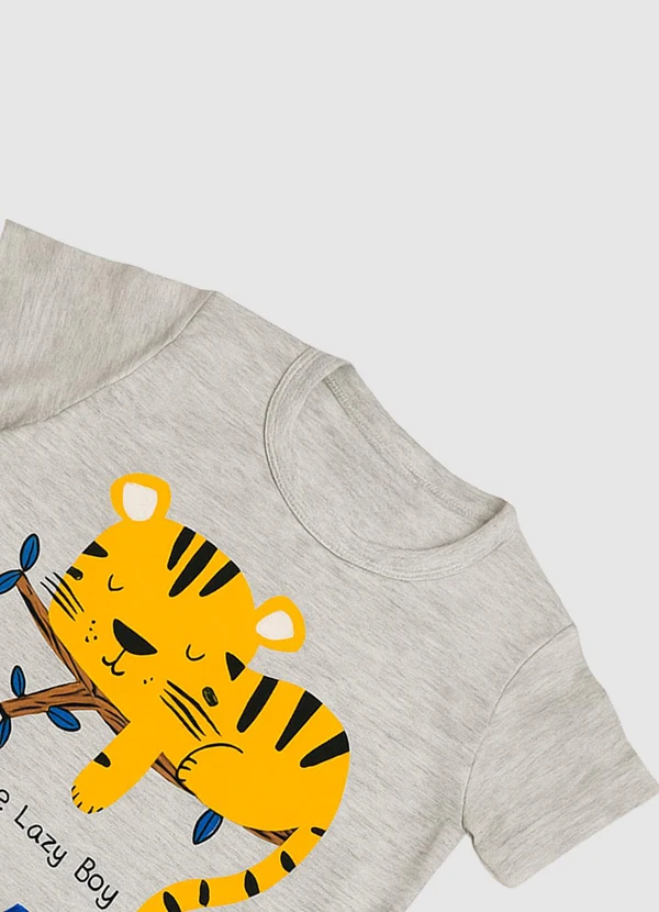 Turminha - Conj Inf Masc Tigre Cinza 4