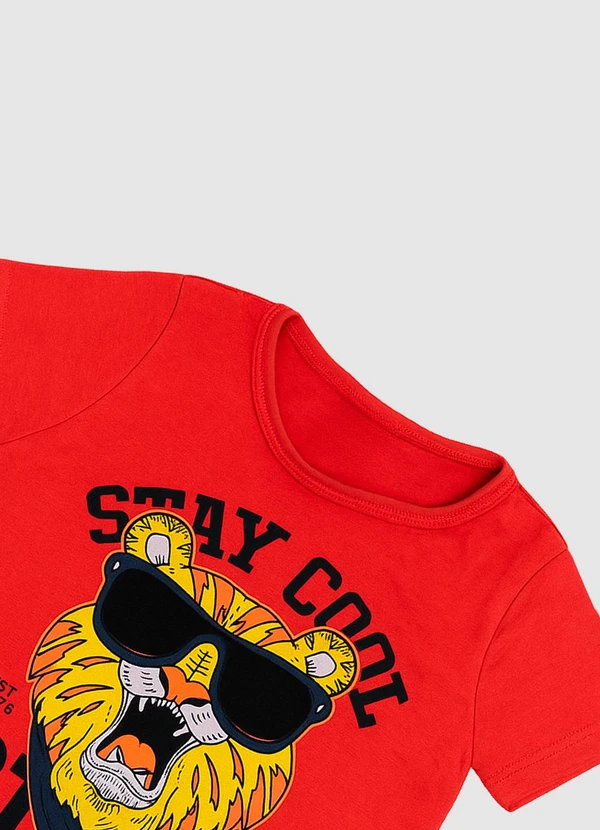 Turminha - Conj Inf Masc Tigre Stay Verm 3