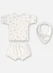 Up Baby - Conjunto 3 Peças Unissex Bebê Verde - variação: Branco