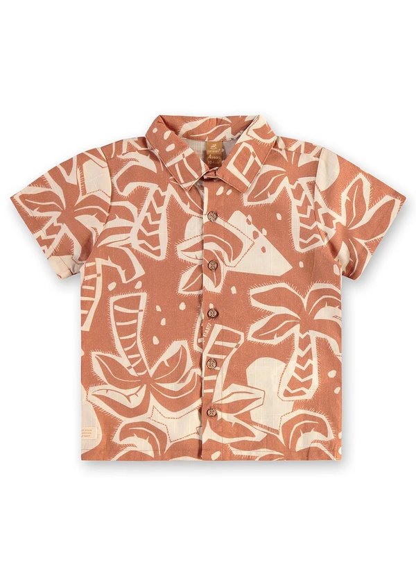 Up Baby - Conjunto Algodão Infantil Marrom 4