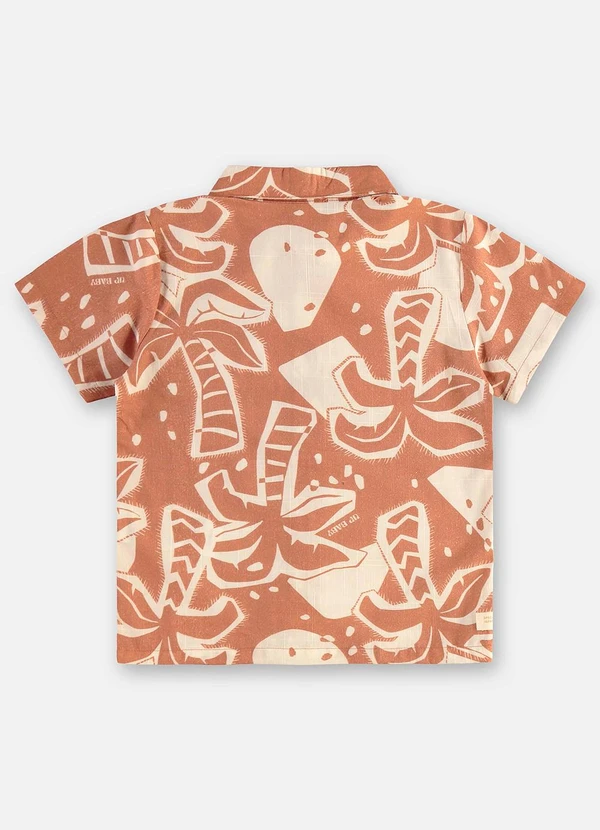 Up Baby - Conjunto Algodão Infantil Marrom 5