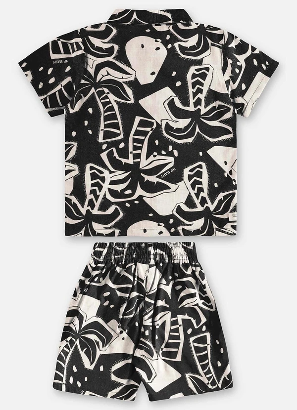 Up Baby - Conjunto Algodão Infantil Preto 3