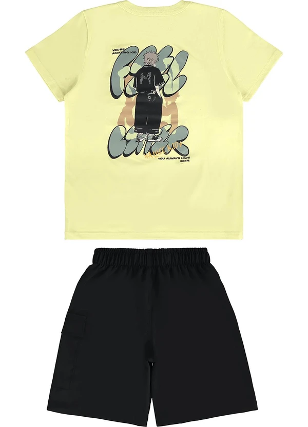 Malwee Kids - Conjunto Amarelo Claro Feel Better Microfibra 3