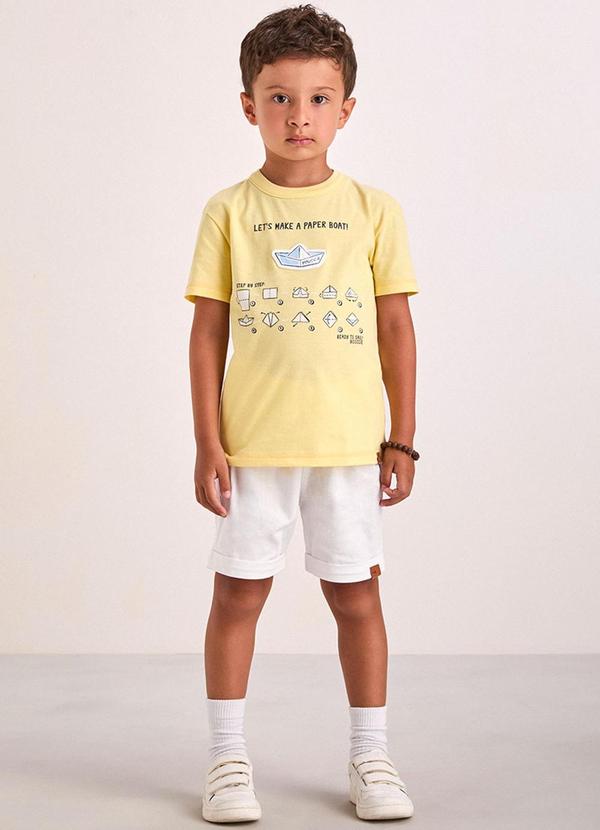 Youccie - Conjunto Amarelo Estampado Amarelo