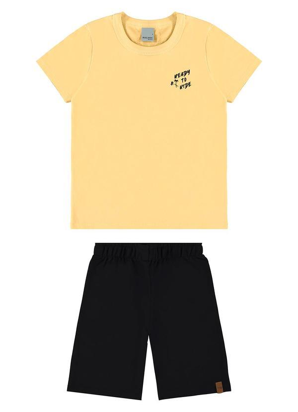 Malwee Kids - Conjunto Amarelo Ready To Ride Comfort Menino