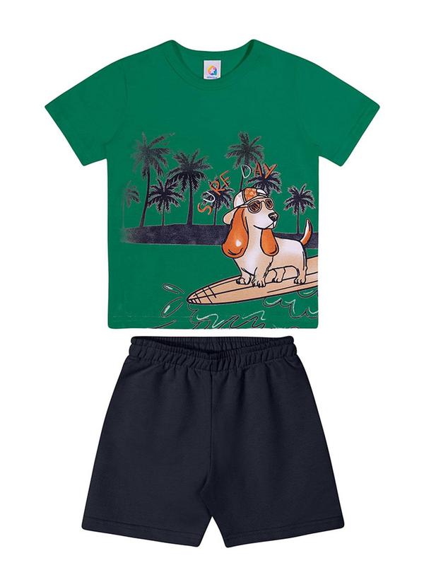 Alenice - Conjunto Animal Surfista Menino Verde 1