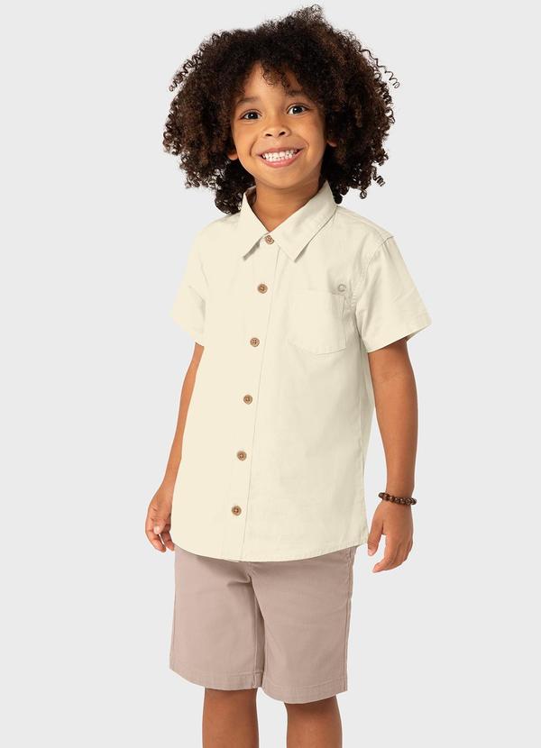 Carinhoso - Conjunto Areia com Bordado Menino