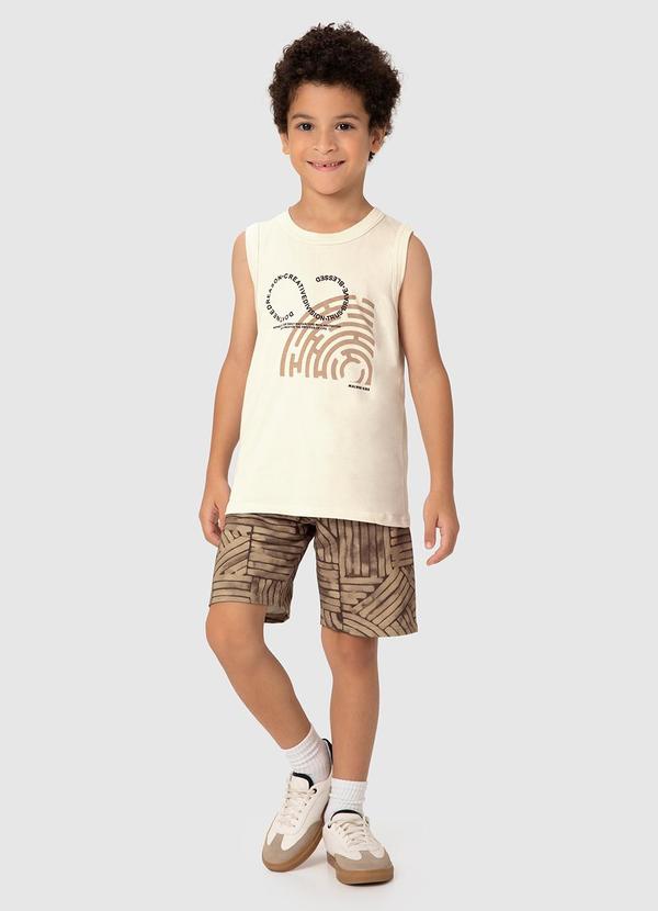 Malwee Kids - Conjunto Areia Don'T Need a Reason