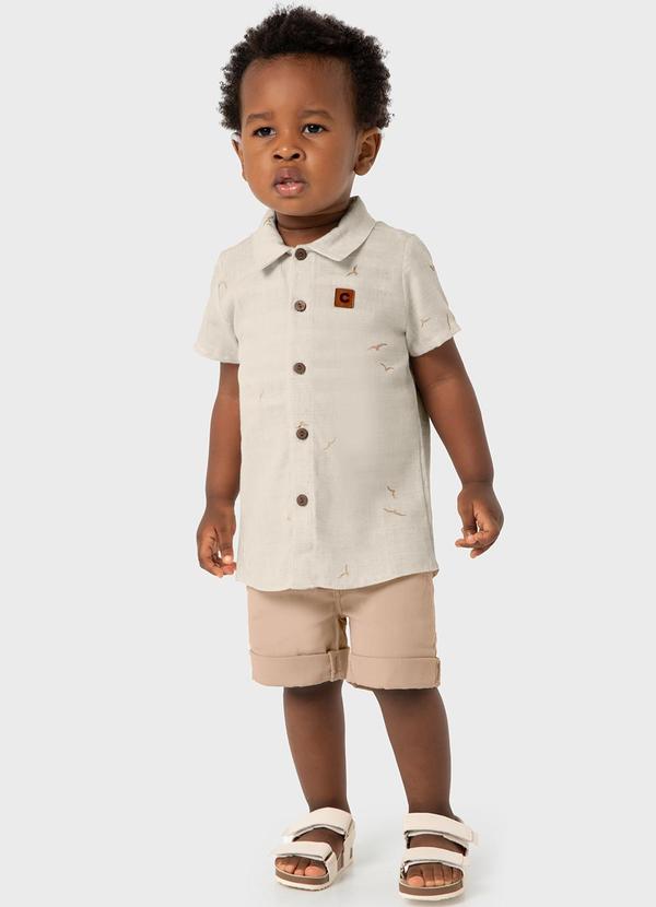 Carinhoso - Conjunto Areia Pássaros Comfort Menino