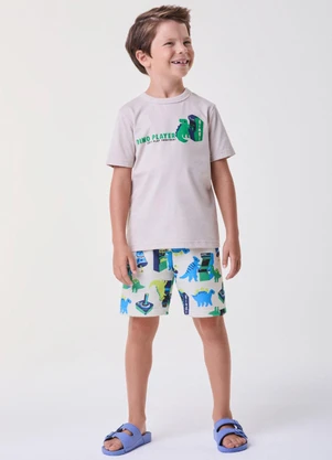 Bimbi - Conjunto Argila do Dino Player Bege - BIMBI