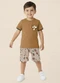 Malwee Kids - Conjunto Artes Marciais Microfibra Caramelo - variação: Caramelo