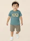 Malwee Kids - Conjunto Artes Marciais Mkd Amarelo Claro - variação: Azul Petróleo