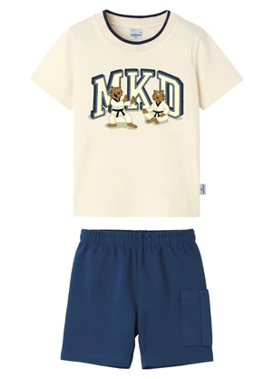 Malwee Kids - Conjunto Artes Marciais Mkd Off White - MALWEE KIDS