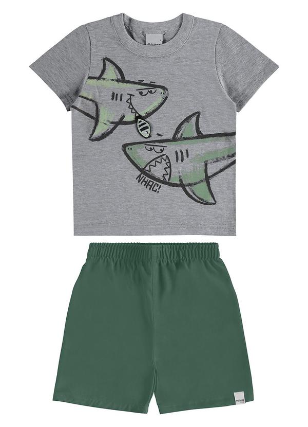 Malwee Kids - Conjunto Ataque do Tubarão Cinza 1