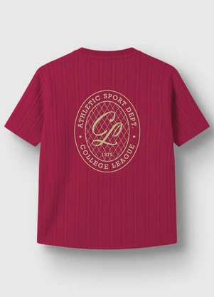Carinhoso - Conjunto Athletic Sport Dept. Texturizado Bordô - CARINHOSO