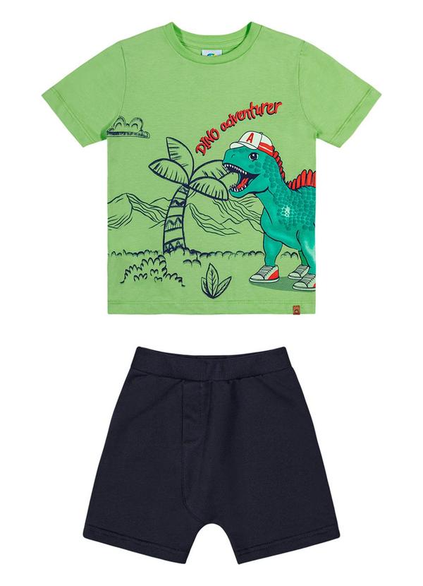 Alenice - Conjunto Aventuras de um Dinossauro Menino Verde 2