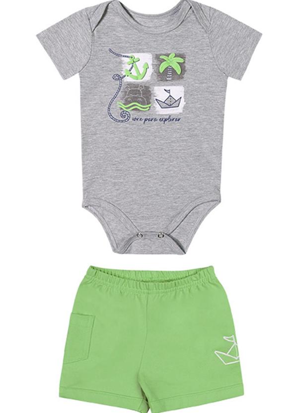 Alenice - Conjunto Aventuras de um Marinheiro Menino Cinza