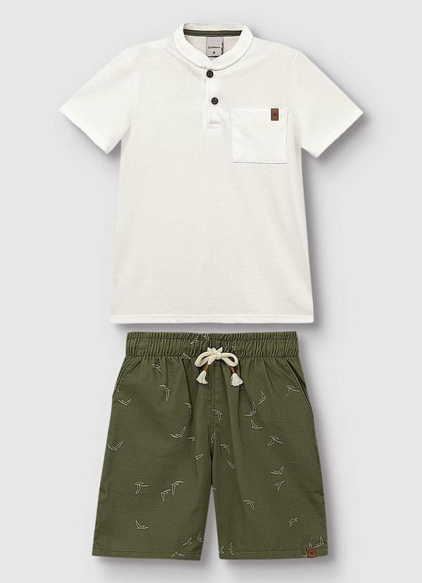 Carinhoso - Conjunto Aves Maquinetado Off White 1