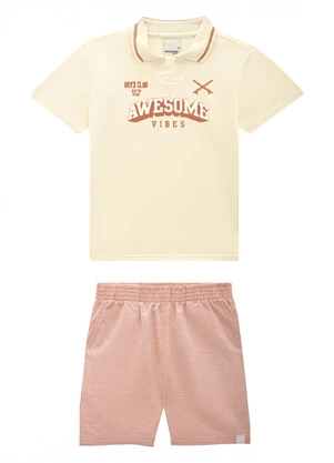 Malwee Kids - Conjunto Awesome Vibes Off White - MALWEE KIDS