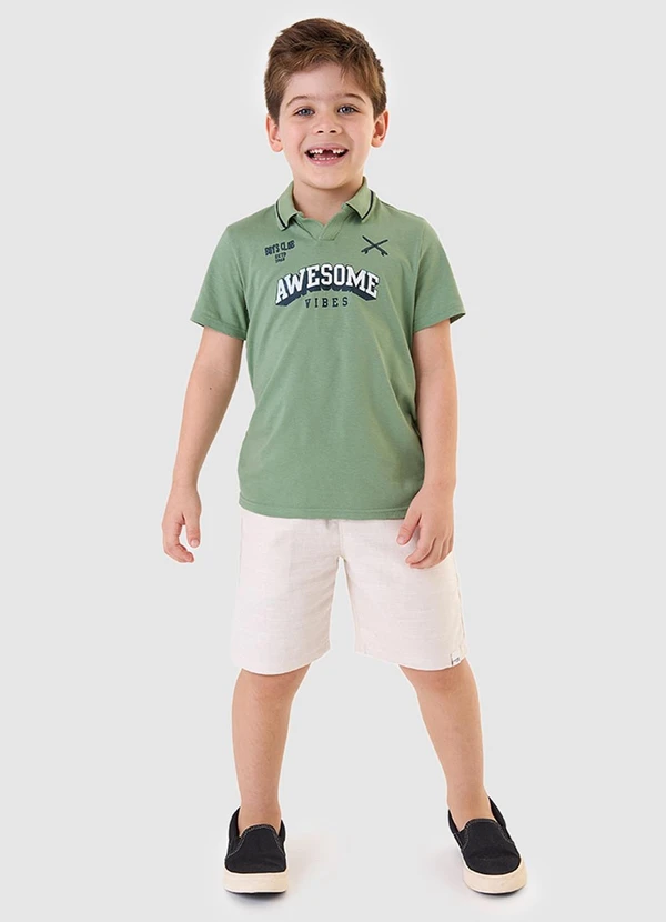 Malwee Kids - Conjunto Awesome Vibes Verde Menta 1